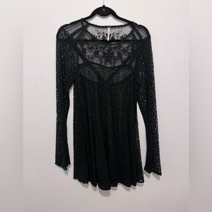🖤 Free people lace baby doll dress